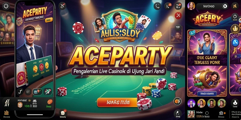 Gameplay Live Casino yang imersif dan interaktif di ACEPARTY.