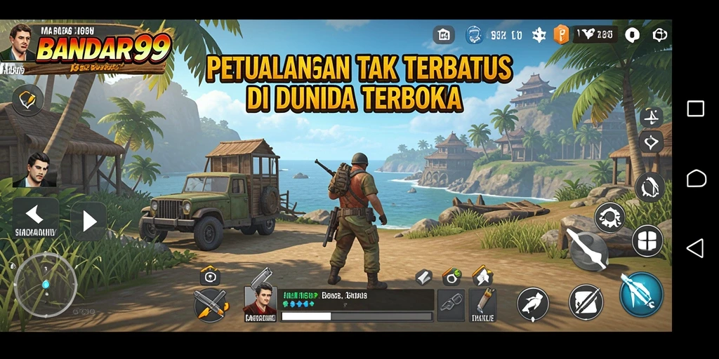 Gameplay seru dunia terbuka di BANDAR99.