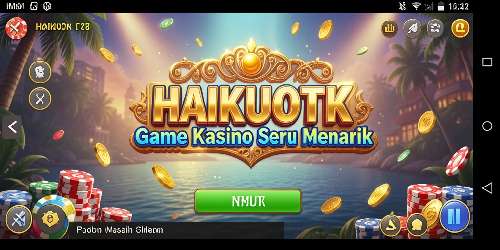 Tangkapan layar gameplay HAIKUOTK yang menampilkan keseruan permainan Kasino.