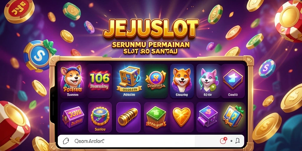 Tampilan gameplay JEJUSLOT yang penuh warna dan menarik.