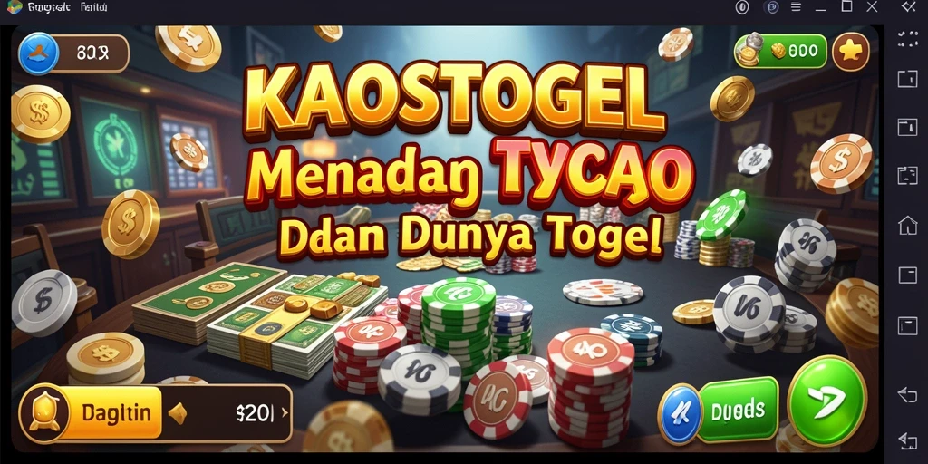 Tampilan utama gameplay KAOSTOGEL yang menggugah semangat Tycoon.