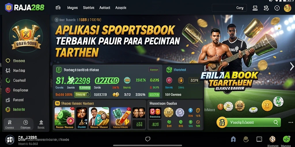 Tampilan menarik dari gameplay Sportsbook RAJA288 yang mendebarkan.