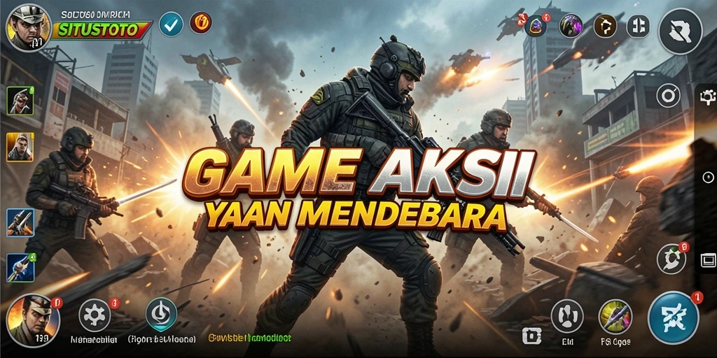 Tampilan gameplay menegangkan dari SITUSTOTO yang penuh aksi.