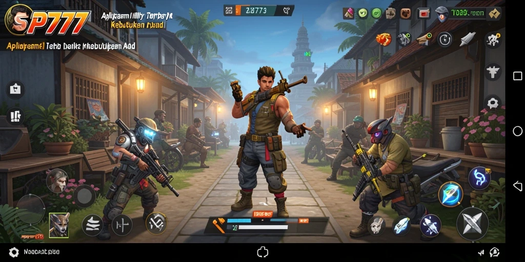 Tampilan antarmuka SP777 yang intuitif dan fungsional.