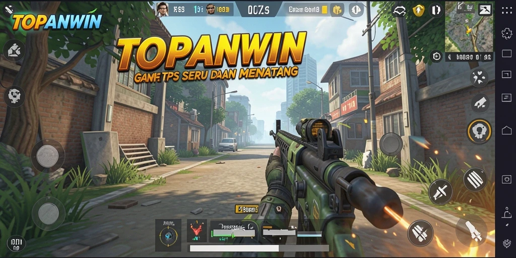 Gameplay seru dan mendebarkan dari TOPANWIN dalam mode TPS.